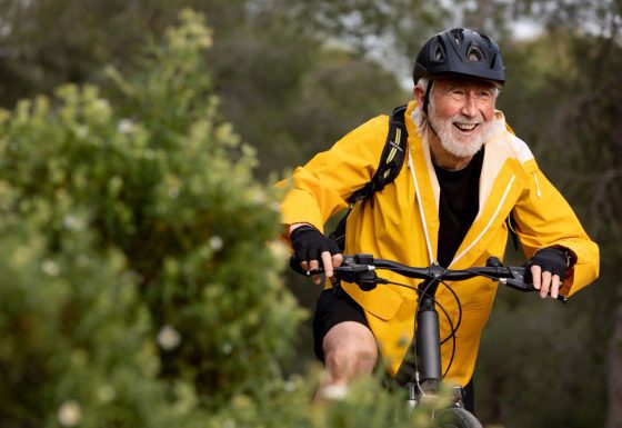 safe senior bicycle riding
