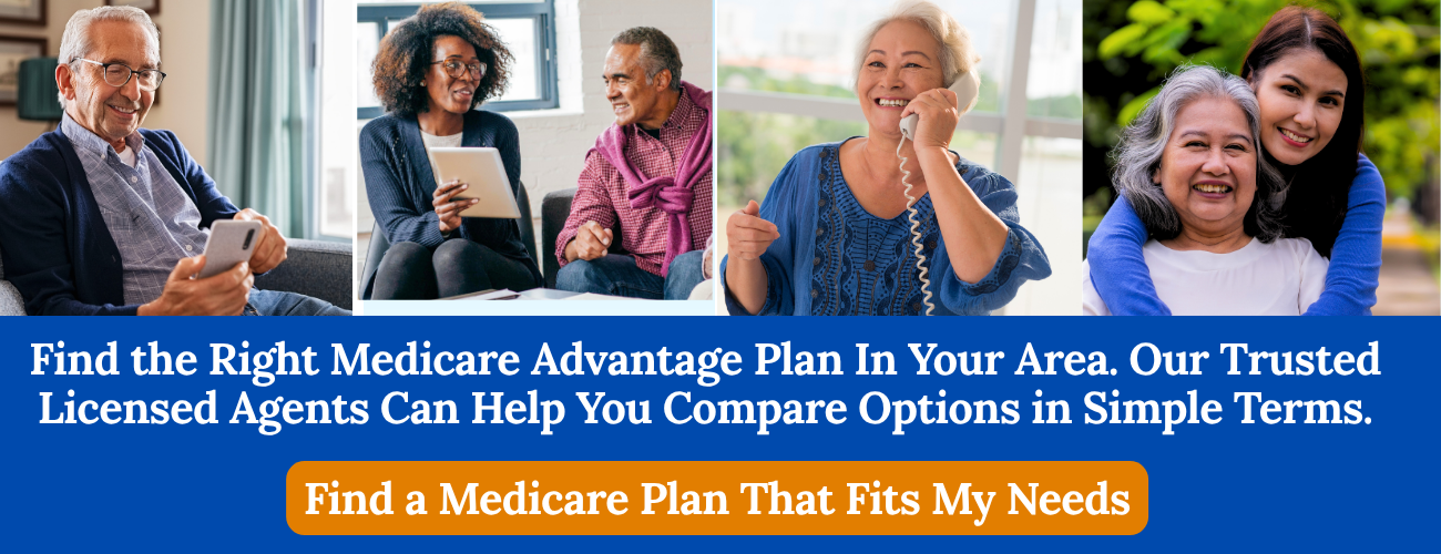 Senior speaking with a licensed Medicare agent to compare health plans confidentially and at no cost. We’ll Help You Compare Your Options, No Pressure.